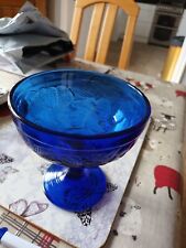 Blue glass bowl for sale  WESTON-SUPER-MARE