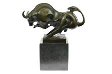 Decoração de móveis bronze cobre sorte raiva abstrata OX escultura arte touro comprar usado  Enviando para Brazil