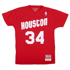 Houston Rockets Hakeem Olajuwon # 34 Men's Mitchell & Ness Tee Shirt Size Small for sale  Shipping to South Africa