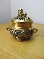 Chinese brass lidded for sale  GRAVESEND