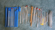 Job Lot Vintage Knitting Needles 30+ Pairs - Steel & Plastic Assorted Sizes, used for sale  Shipping to South Africa