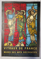 Affiche ancienne vitraux d'occasion  Yffiniac