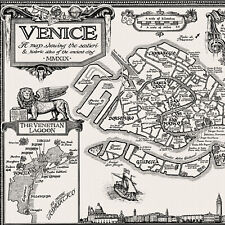 Venice map fine for sale  HOUGHTON LE SPRING