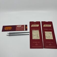 Lote de caligrafia vintage Gestetner: guia de letras, placas de símbolos, canetas stylus comprar usado  Enviando para Brazil