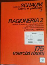 Libro RAGIONERIA 2 - 175 ESERCIZI RISOLTI - CASHIN- LERNER - COLLANA SCHAUM. usato  Piana Crixia
