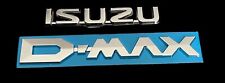 Ajuste para Isuzu DMax Logotipo Emblema Adesivo Emblemas D-MAX Ajuste Dmax em Cromo 2 peças comprar usado  Enviando para Brazil