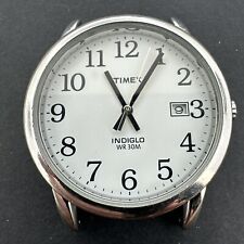 Timex Indiglo WR 30M estojo quartzo analógico relógio masculino mostrador nova bateria comprar usado  Enviando para Brazil