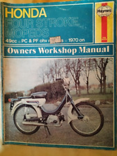 HONDA FOUR STROKE MOPEDS WORKSHOP SERVICE MANUAL 1970- for sale  Shipping to South Africa