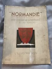 Normandie illustration vintage for sale  PUDSEY