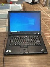 Used, Lenovo Thinkpad T61 Retro 14" Laptop: 320GB; C2D 2.0GHz; 2gb; Windows 10 BADBATT for sale  Shipping to South Africa