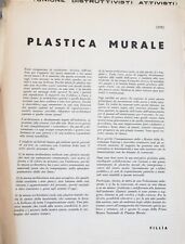 1934 plastica murale usato  Magenta