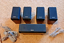 Sony SS-MSP2 (4) & 1 SS-CNP2 Speakers Surround Sound Set of 5 Black set of 4 for sale  Shipping to South Africa