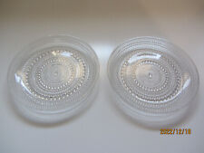 2 VINTAGE GLASS LITTALA CIRCLES OF HOB NOBS 6-3/4" ACROSS PLATES for sale  Shipping to South Africa