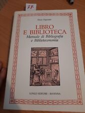Libro biblioteca. manuale usato  Napoli