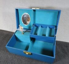 Used, Lovely Vintage Ballerina Blue Musical Jewellery Box Plays Rain Drops From Japan for sale  CHESTER