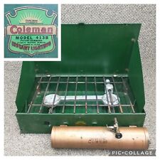 Vintage C1938 Coleman 413B Instant Light Camp Stove 2 Burner Very Clean UNTESTED for sale  Shipping to South Africa