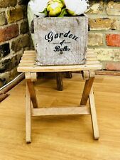 Vintage foldable stool for sale  CAMBERLEY