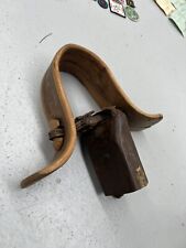OLD COW / SHEEP / GOAT CATTLE BELL WITH WOODEN FRAME - ENGRAVED CM for sale  Shipping to South Africa