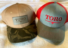 2 New TORO LAWN EQUIPMENT Tractor Mower SNAPBACK Cap HAT LOT 2 TRUCKER Team HATS for sale  Shipping to South Africa