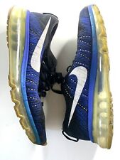 Usado, Nike Flyknit Air Max 2015 - azul negro - para hombre talla 10- 620469-014 segunda mano  Embacar hacia Argentina