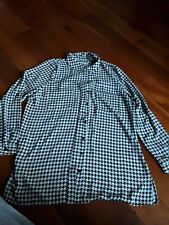 Ladies dogtooth shirt for sale  SLOUGH