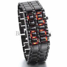 Relógio de pulso masculino de luxo aço inoxidável data digital pulseira LED relógio esportivo comprar usado  Enviando para Brazil