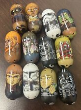 Lot 12 Mighty Beanz 2010 Star Wars Darth Luke Anakin Clone Trooper Wicket Jawa, used for sale  Shipping to South Africa