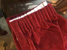 red velvet curtains for sale  HOPE VALLEY