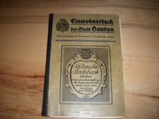Einwohnerbuch bautzen 1935 gebraucht kaufen  Böchingen, Knöringen, Siebeldingen