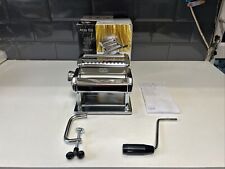 Marcato atlas 150 Stainless Steel Pasta Machine with 3 Aluminum Rollers Silver 3, used for sale  Shipping to South Africa