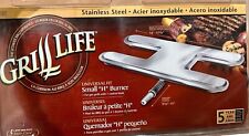 Used, Grill Life Small H Burner Universal Stainless Steel One Knob Adjustable for sale  Shipping to South Africa