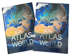 Tapa Rígida National Geographic Atlas of the World Décima Edición-Estuche y MAPA, usado segunda mano  Embacar hacia Argentina