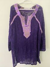 Denim purple tunic for sale  Shipping to Ireland
