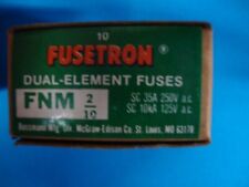 BUSSMANN FNM-2/10 Amp Dual elemento fusível (13/32" X 1-1/2"). quantidade de 1 comprar usado  Enviando para Brazil