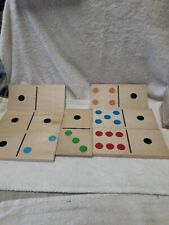 Wooden childrens dominos for sale  BOLTON