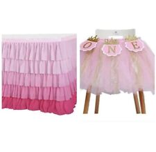 Pink table skirt for sale  Hialeah