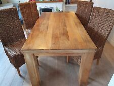 Wood dining table for sale  LEEDS
