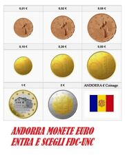 Andorra monete euro usato  Vaprio D Adda