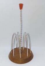 MCM Vintage Retro Teak Wyncraft Serviette Napkin Holder, used for sale  Shipping to South Africa