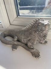 Studded silver iguana for sale  LEAMINGTON SPA