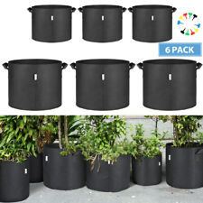 Used, 6x 5/10 Gallon Vegetable Planter Container Pot Potato Grow Bags Tomato Plant Bag for sale  LICHFIELD