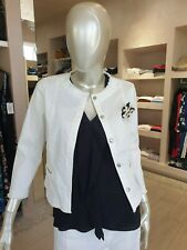 Giacchino jeans bianco usato  Montefelcino