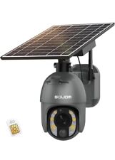 Câmera de segurança SOLIOM S600-C10X 4G LTE solar externa 10X ZoomCelular sem fio comprar usado  Enviando para Brazil