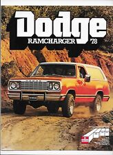 dodge ramcharger for sale  NEWMARKET