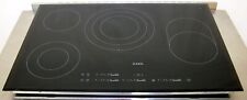 AEG Electric Hob Touch Control Ceramic in Black Glass 80 CM Built in for sale  WATFORD
