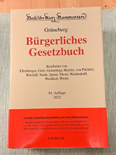 Grüneberg bürgerliches geset gebraucht kaufen  Liederbach