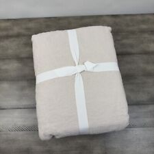 Pottery Barn European Flax Linen Waffle Duvet Cover Full/Queen Rosewater Washed for sale  Shipping to South Africa