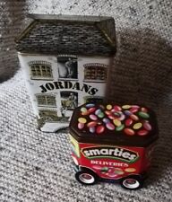 Collectable Tins Jordans & Smarties for sale  Shipping to South Africa