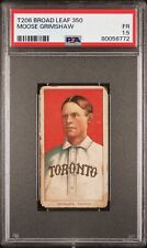 1909-1911 T206 Moose Grimshaw Broad Leaf 350 PSA 1.5 comprar usado  Enviando para Brazil