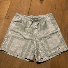 Bather Monochromatic Mixed Media Lined Drawstring Swim Trunks/Shorts SZ M W30/L5 for sale  Shipping to South Africa